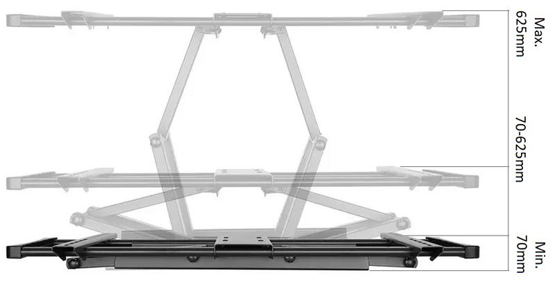 Držiak Tv extra pevný Fiber Mounts Terano